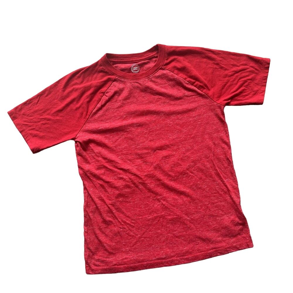 Wonder Nation Boy's Red Short Sleeve T-Shirt Size 10-12 Large